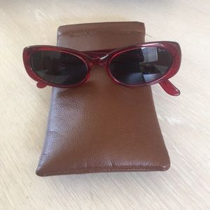 Ralph Lauren red retro look sunglasses